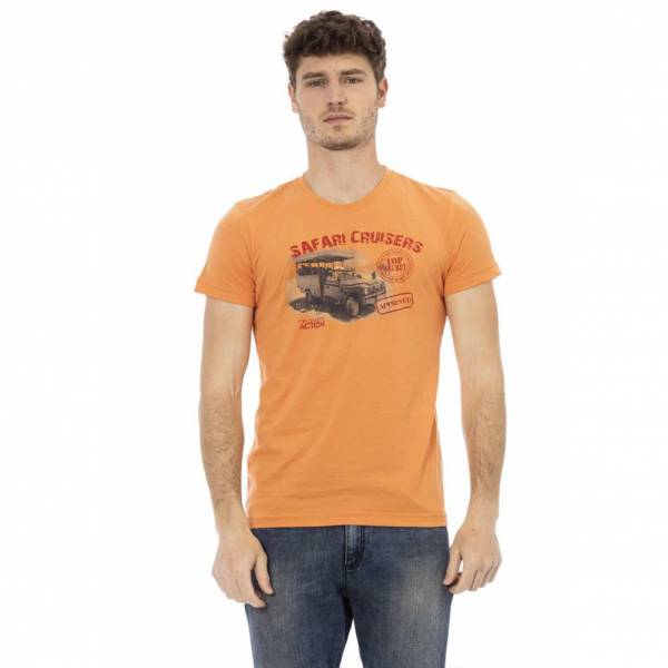 TRUSSARDI Action Herren Safari Cruisers T-Shirt Orange 2AT02B083