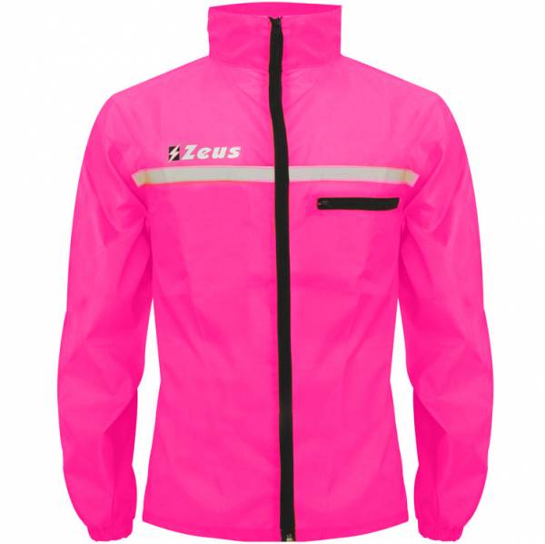 Zeus Herren reflektierende Laufjacke magenta