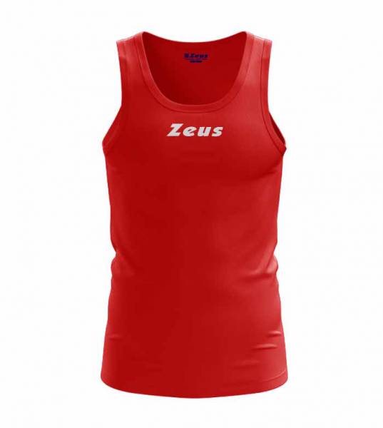 Zeus Canotta Beach Pallone da pallavolo Uomo Maglietta rosso