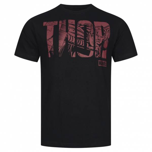 THOR MARVEL Tekst Heren T-shirt FBMTS312BLK