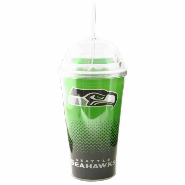 Seahawks de Seattle NFL Fan Gobelet avec paille DWNFLFADETSRSS