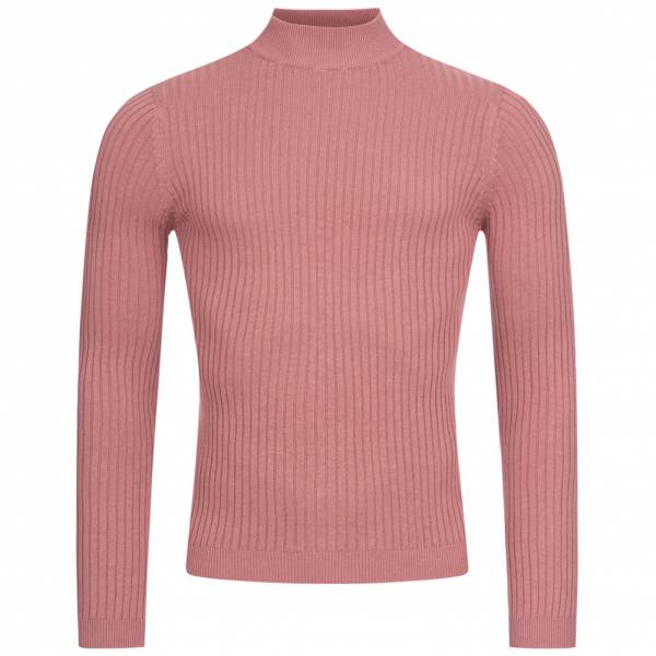 BRAVE SOUL Mutant Hommes Pull avec col roulé MK-230MUTANTG ROSEBLOOM