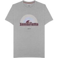 Lambretta Record Hombre Camiseta SS0161-GRY LMR