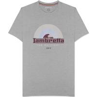 Lambretta Record Heren T-shirt SS0161-GRY MRL