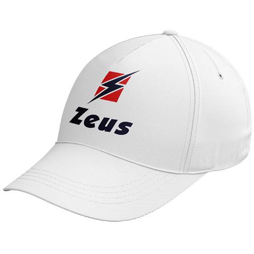 Image of Zeus Promo Logo Cappellino bianco