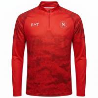 SSC Napoli EA7 Emporio Armani Uomo Felpa EASSCN25T05K-COKE-RED