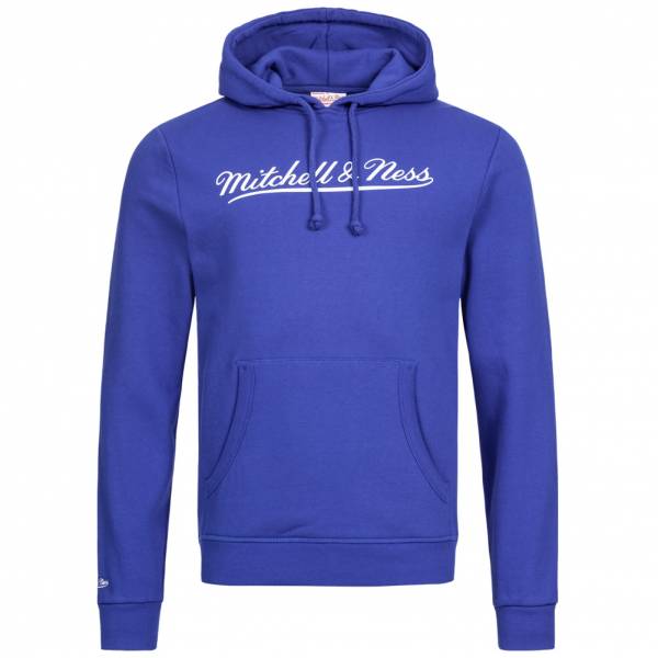Mitchell & Ness Script Men Hoody MN-BRA-SCRPTLOGOHOOD-BRA-ROYWHT