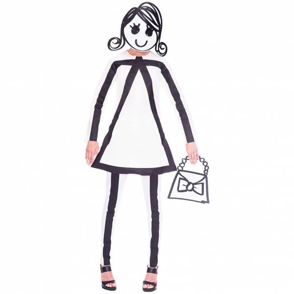 Strichmännchen &quot;Stickwoman&quot; Damen Kostüm 99