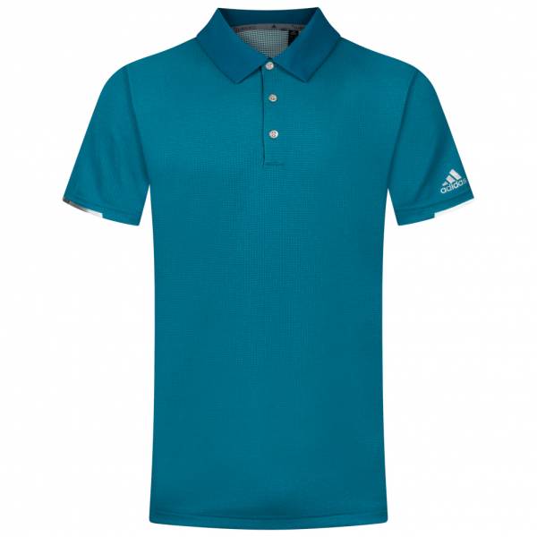 adidas Climachill Core Heather Hombre Golf Polo EC6825 azul S