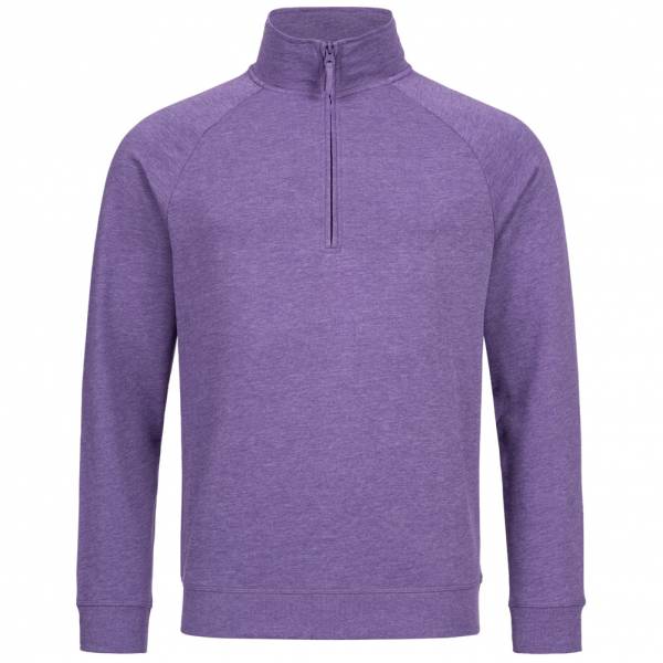 RUSSELL 1/4 Zip Herren Sweatshirt 0R282M0-Purple-Marl