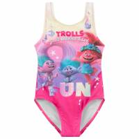 Trolls Poppy Bambina Costume da bagno intero ET1914-rosa