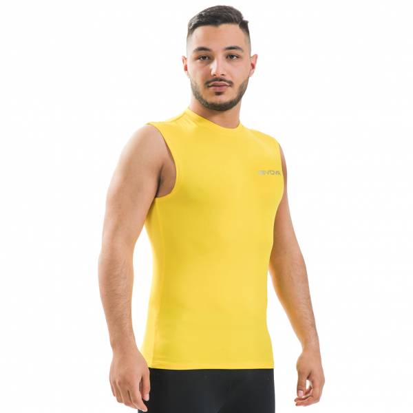 Givova Cuerpo 1 Camiseta funcional sin mangas amarillo