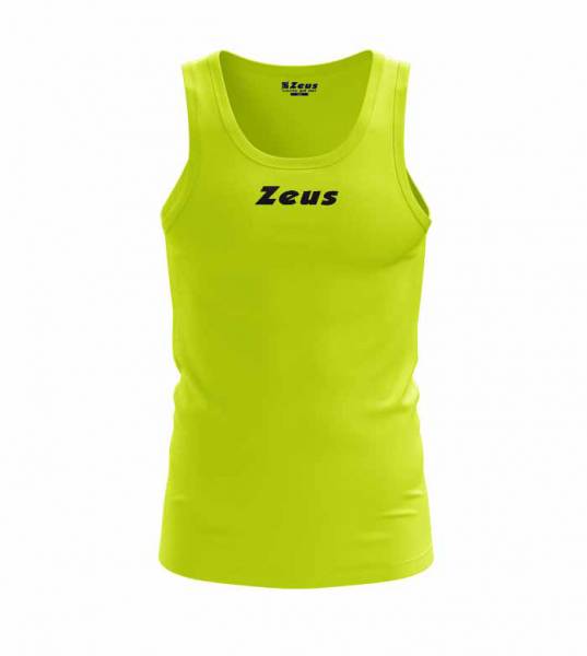 Zeus Canotta Beach Pallone da pallavolo Uomo Maglietta giallo fluo