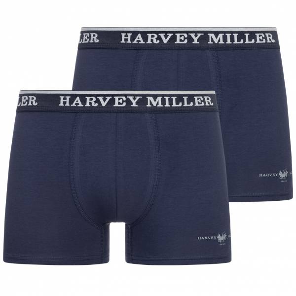 Harvey Miller Polo Club Herren Boxershorts 2er Pack HRM4394 Navy