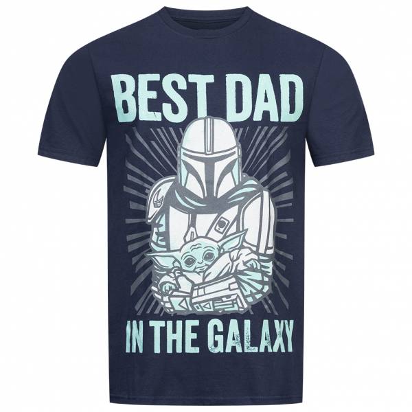 STAR WARS Mandalorian Best Dad Herren T-Shirt SWMTS063NVY