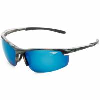 LEANDRO LIDO Power Lunettes de soleil pour le sport camouflage/bleu