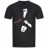 BRUCE LEE Signature Mężczyźni T-shirt TRMTS007BLK