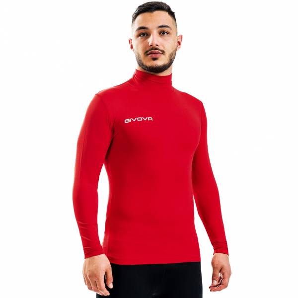 Givova Baselayer Corpus 3 Functioneel shirt met kraag rood