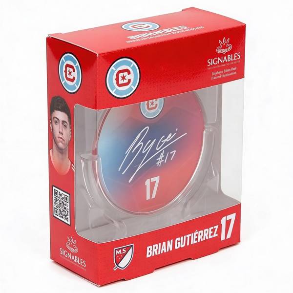 Chicago Fire FC Brian Gutierrez #17 Pallone da calcio Oggetto da collezione 14 cm 910168070001