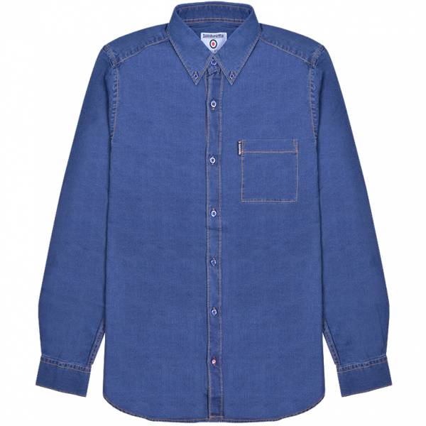 Image of Lambretta Denim Uomo Camicia a maniche lunghe RWIS1411