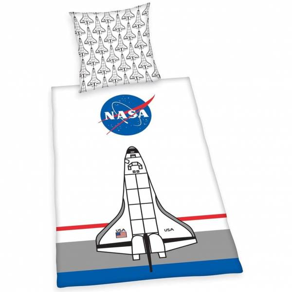 NASA Sábanas Conjunto 135 x 200 cm + 80 x 80 cm algodón 4006891966636