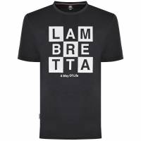 Lambretta Two Tone Box Hombre Camiseta SS0006-BLK