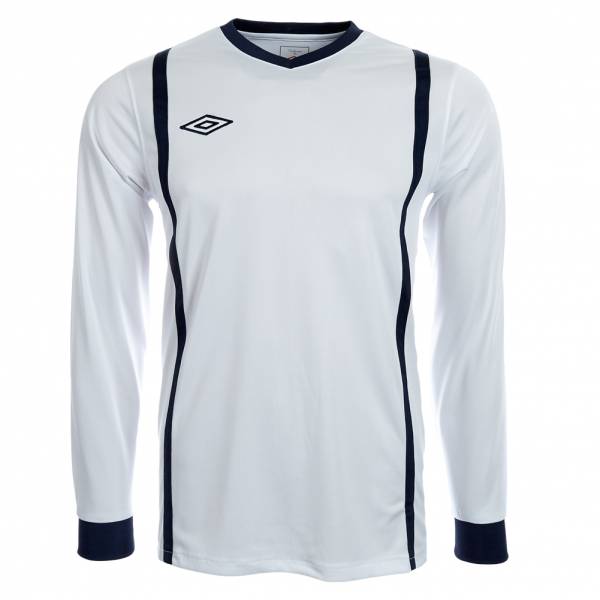 Maillot de foot Umbro Winchester blanc / bleu marine