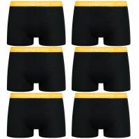 Sergio Tacchini Herren Boxershorts 6er-Pack schwarz/gelb