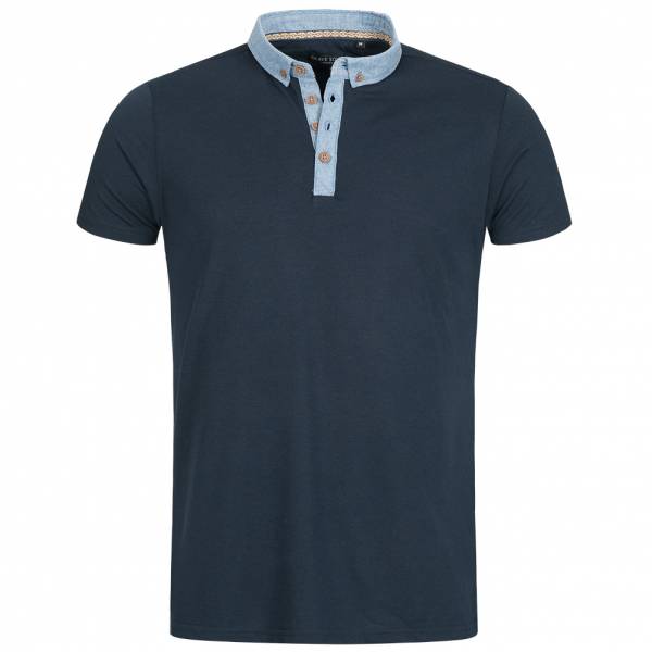 BRAVE SOUL Chimera Polo uomo Chambray in Denim MTS-69CHIMERAF Navy