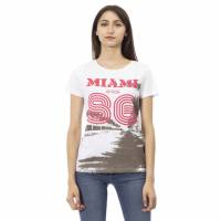 TRUSSARDI Action Mujer Camiseta Blanco 2BT11MI001
