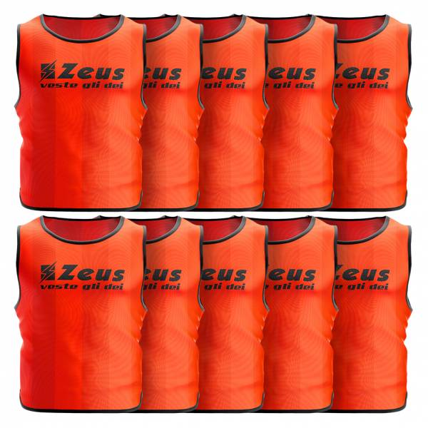 Zeus Pack of 10 Orange training bib