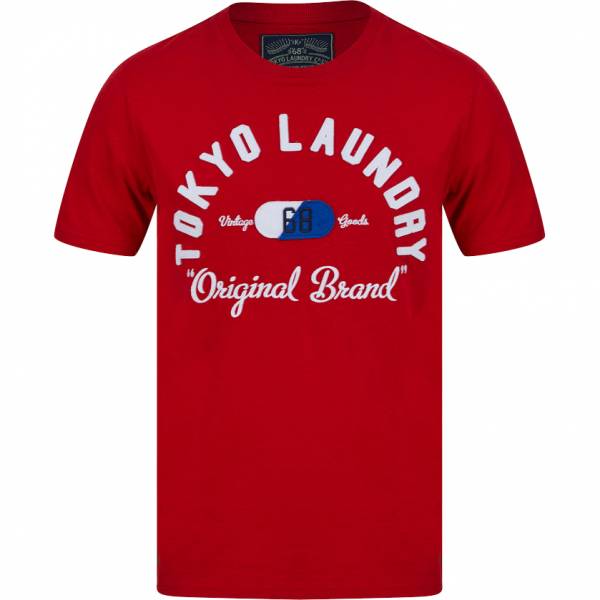 Tokyo Laundry Ticaboos Herren T-Shirt 1C18202 Barados Cherry