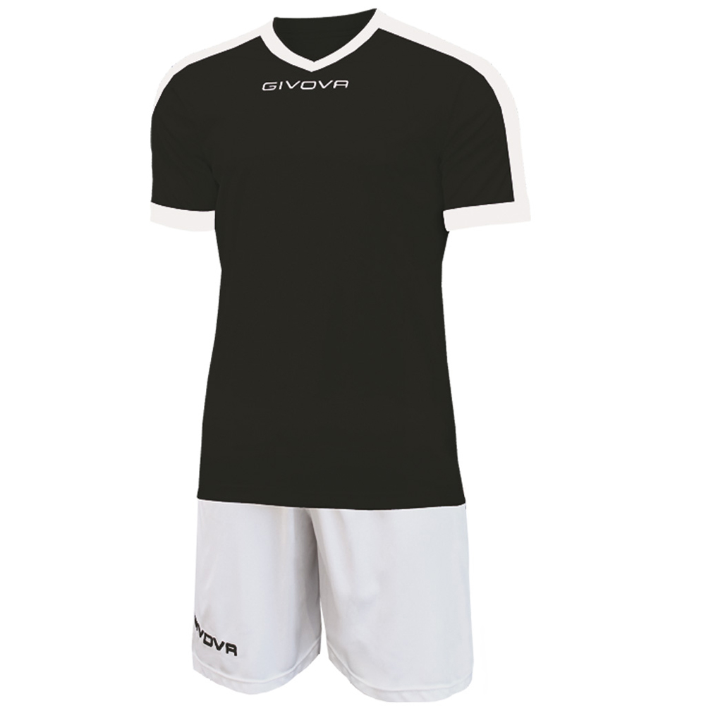 Givova Kit Revolution Camiseta de fútbol con Pantalones cortos blanco