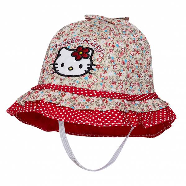 Hello Kitty Bambina Cappello da sole ME4130-rosso