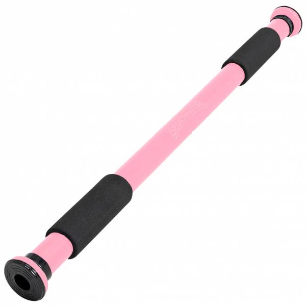 SPORTINATOR Barra de dominadas para marco de puerta 60 - 102 cm rosa