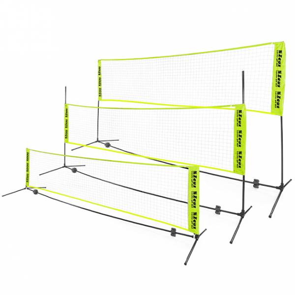 Zeus 3-in-1 Fußballtennis Volleyball Badminton Netzanlage