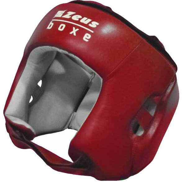 Zeus Vesuvio Casque de boxe rouge