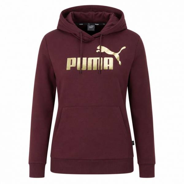 PUMA Logo ESS+ metaliczne Kobiety Bluza z kapturem 849958-42