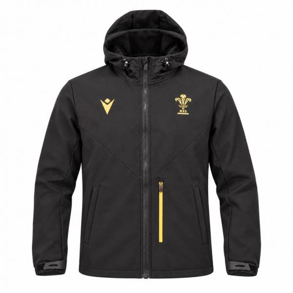 Wales WRU Rugby macron Herren 6 Nations Softshell Jacke 60001784
