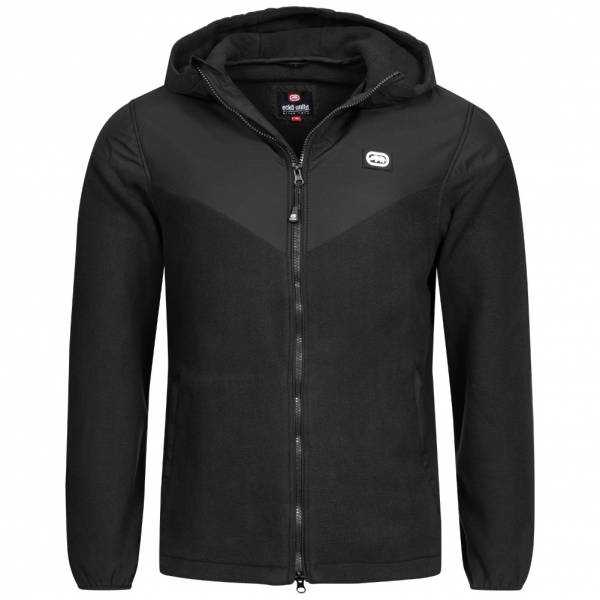 Ecko Unltd. Stroll Uomo Giacca in pile con cappuccio ESK04793 Nero