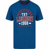 Tokyo Laundry Edit Herren T-Shirt 1C18218 Blue Black Grindle
