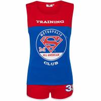 Superman DC Comics Damen Pyjama-Set ET3627-blue