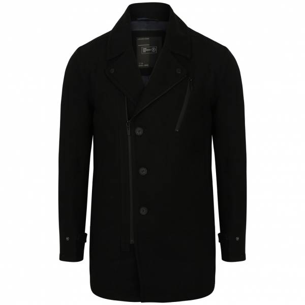 DNM Dissident Hurbanova Biker Style Wool Rich Coat Herren Jacke 1J9682