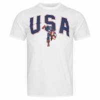 Capitan America MARVEL USA Uomo T-shirt FBMTS778WHT