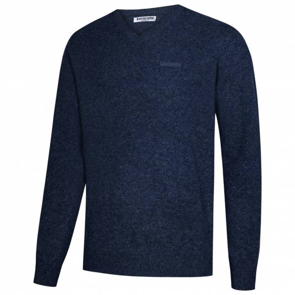 Lambretta Lambswool Sweater Herren Lammwolle Sweatshirt RWIK0045-BLUE MARL