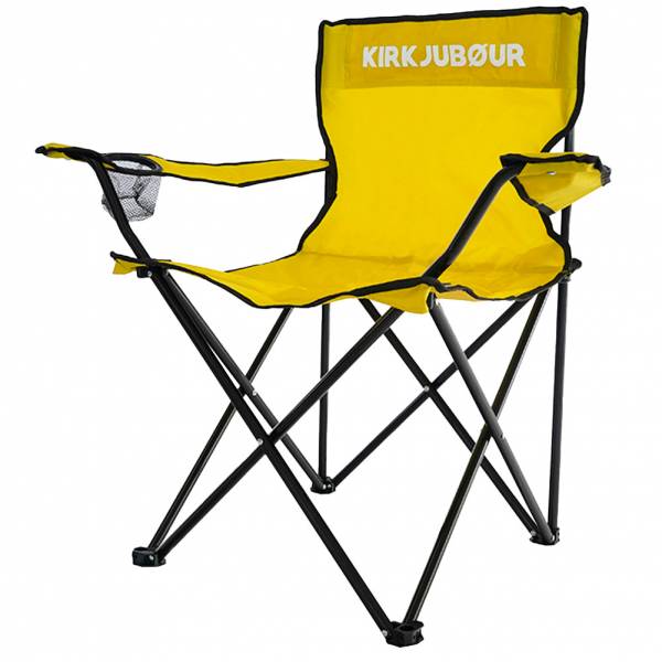 KIRKJUBØUR® "Njörd" Chaise de camping ocre