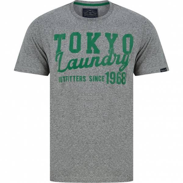 Tokyo Laundry Underline Herren T-Shirt 1C18216 Light Grey Grindle