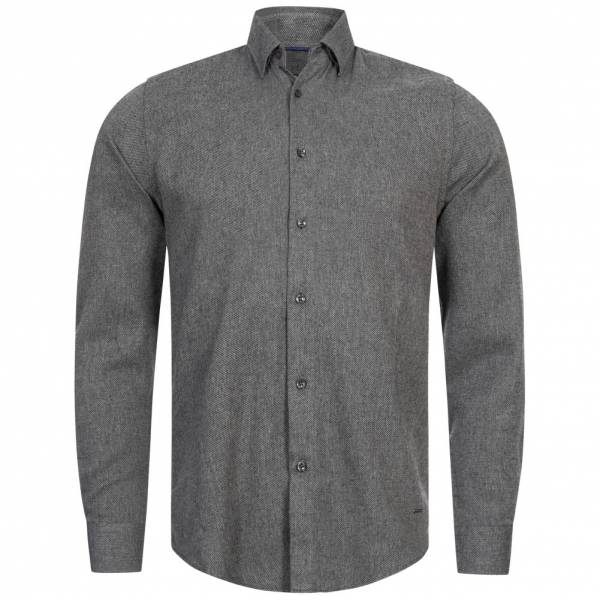 BORIS BECKER "Aymara" Men Long-sleeved Shirt 21WBBMSHT00013-BLACK