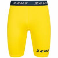 Zeus Bermuda Elastic Pro Hommes Leggings de sport jaune