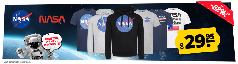 NASA Merch od 29,95 Zł